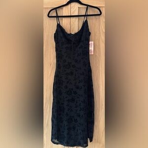 Inspired Hearts Black velvet Dress